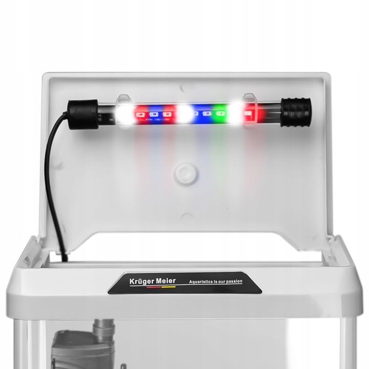 KOMPLETNY ZESTAW DLA POCZĄTKUJĄCEGO AKWARYSTY Z FILTREM I OŚWIETLENIEM 7L