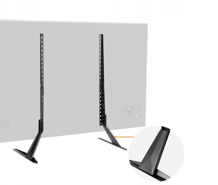 Stojak TV Podstawa Telewizora Monitora 23-75" Nogi Stopa Uchwyt