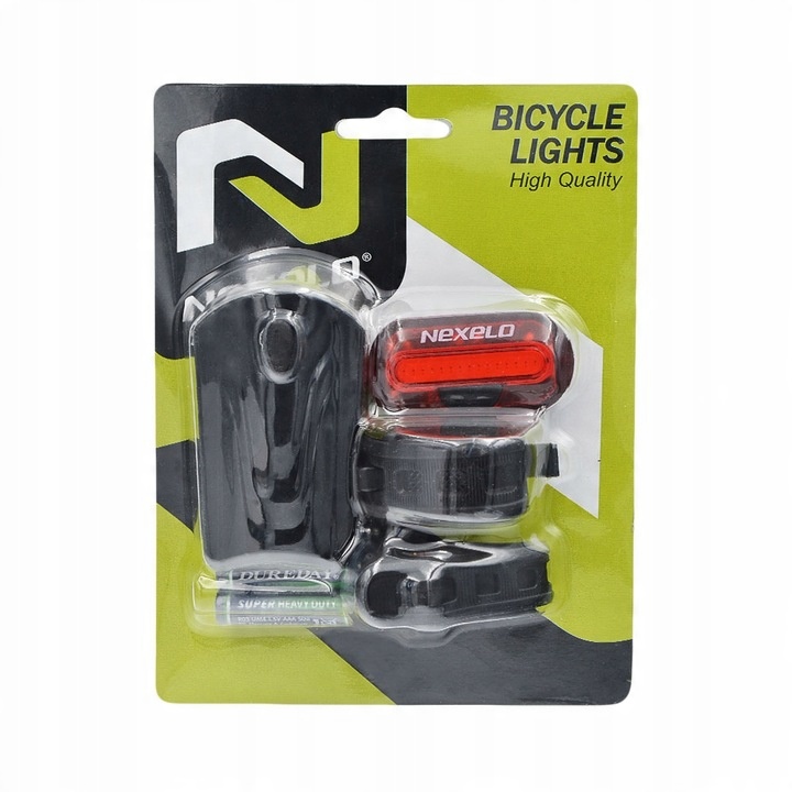 Zestaw lampek rowerowych lampki rowerowe przód tył przednia tylna do roweru