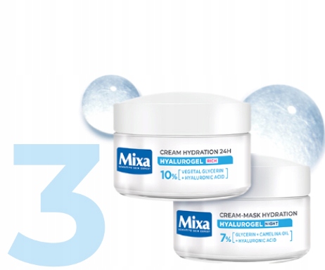 Nawilżający Krem Do Twarzy Mixa Hyalurogel Z Kwasem Hialuronowym 50ml