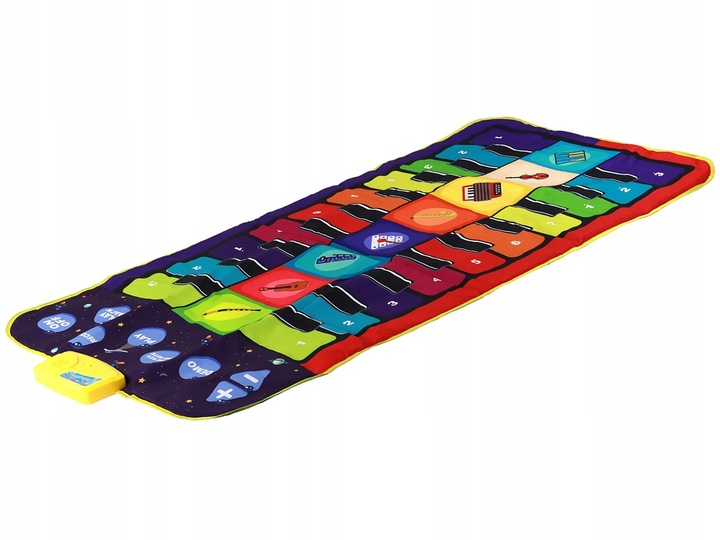 MATA DO TAŃCZENIA MUZYCZNA ELEKTRONICZNA PIANINO GRA DLA CAŁEJ RODZINY XXL