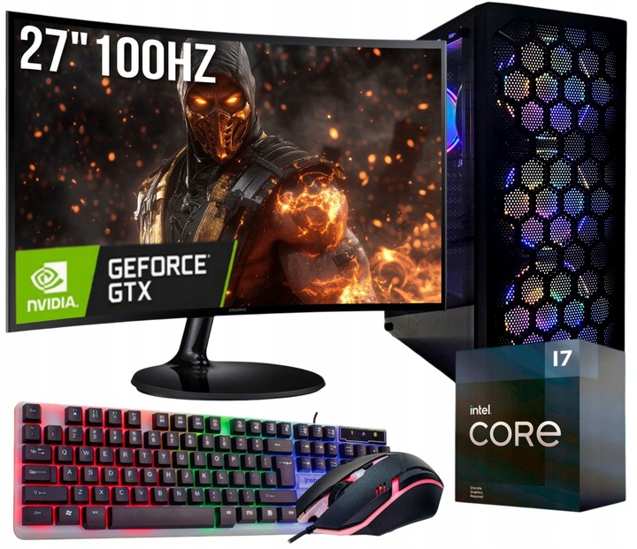 ZESTAW GAMINGOWY I7 32GB DDR4 GTX 1660S 6GB WIN11 pro