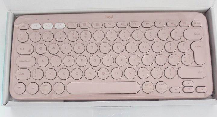 KLAWIATURA BEZPRZEWODOWA LOGITECH K380 ROSE BLUETOOTH