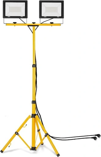 2X HALOGEN LED 50W + Statyw Stojak Podwójny ZESTAW