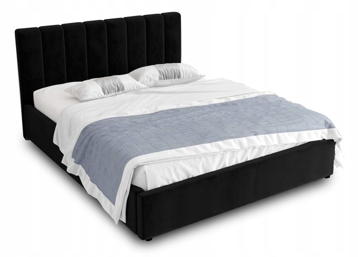 Łóżko tapicerowane 140x200 cm z pojemnikiem VINCI różne kolory wzory mix