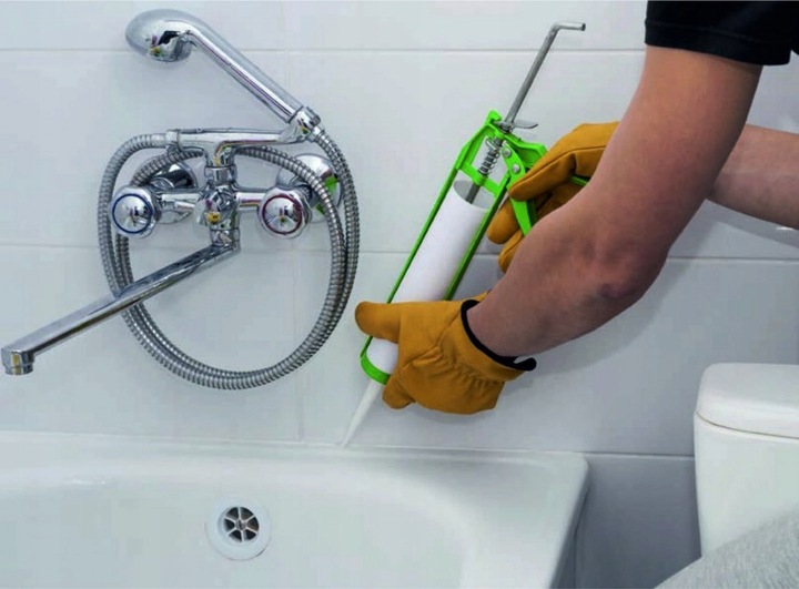 Silikon 280 ml ATLAS kolor 001 biały