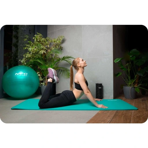 DUŻA MATA DO ĆWICZEŃ JOGI YOGA FITNESS GRUBA 1,5cm