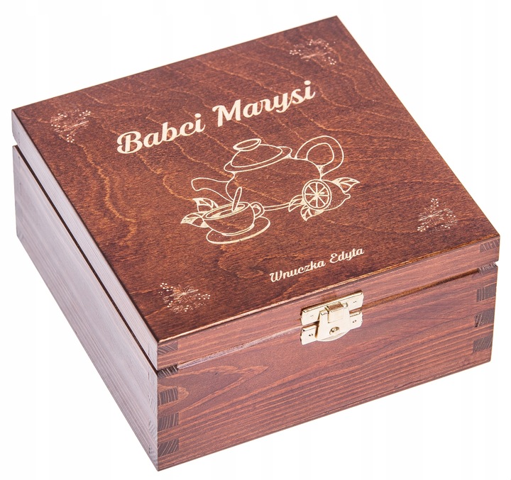 HERBACIARKA prezent DZIEŃ BABCI DZIADKA grawer!!