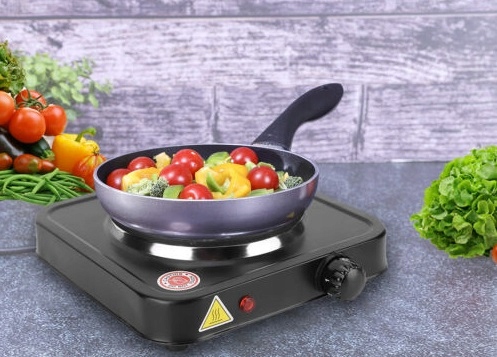 KUCHENKA ELEKTRYCZNA JEDNOPALNIKOWA PRZENOŚNA POLOWA TURYSTYCZNA 1000W