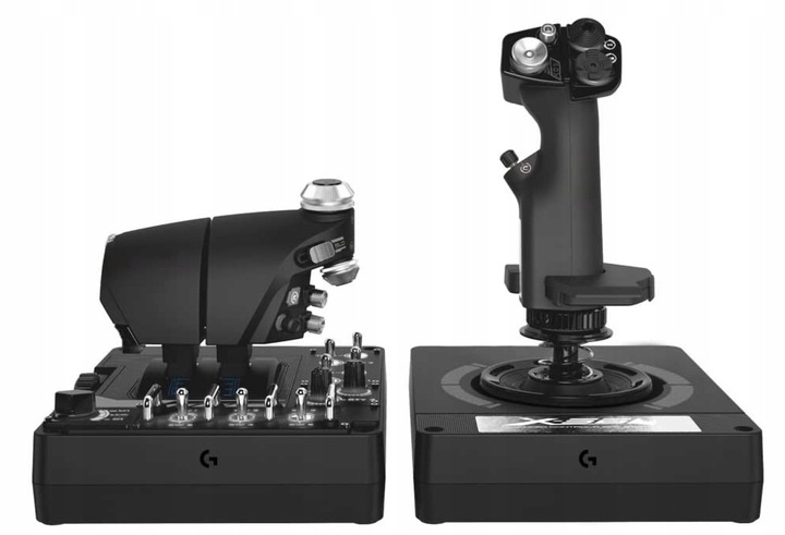 Joystick LOGITECH G Saitek PRO X56 H.O.T.A.S RGB do symulacji lotniczych