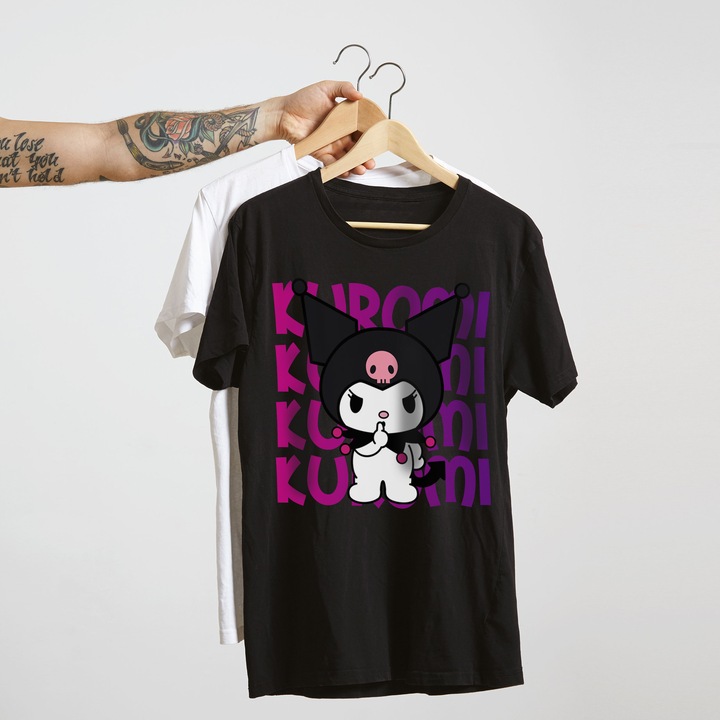 ZESTAW KOSZULKA KUBEK IMIĘ KUROMI ONEGAI MY MELODY PREZENT URODZINY MIKOŁAJ