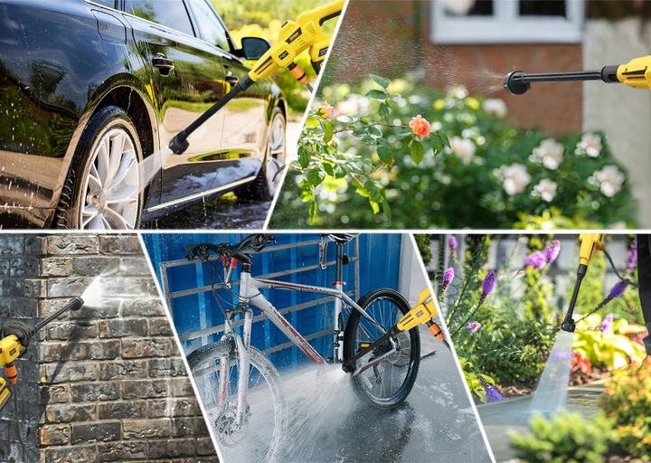 MYJKA CIŚNIENIOWA AKUMULATOROWA BEZPRZEWODOWA IMOUM 4Ah 21V 400W