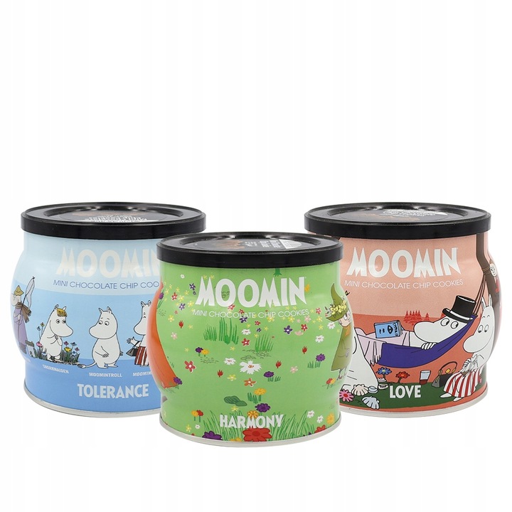 Ciastka Choko Chip w Puszce 200g 1 szt, Moomin, Muminki