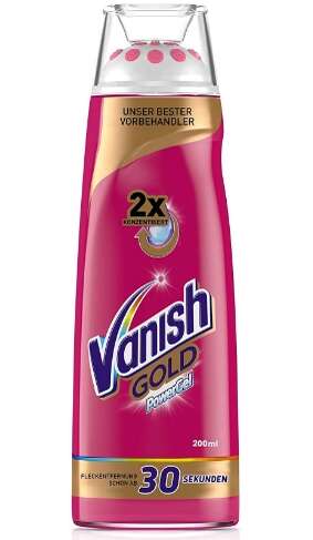 Vanish Oxi Action żel odplamiacz do tkanin ze szczoteczką Power Gel 200 ml