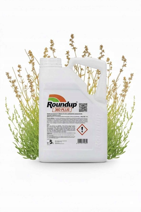 ROUNDUP 360 PLUS 5L RANDAP ŚRODEK NA CHWASTY PREPARAT NA CHWASTY