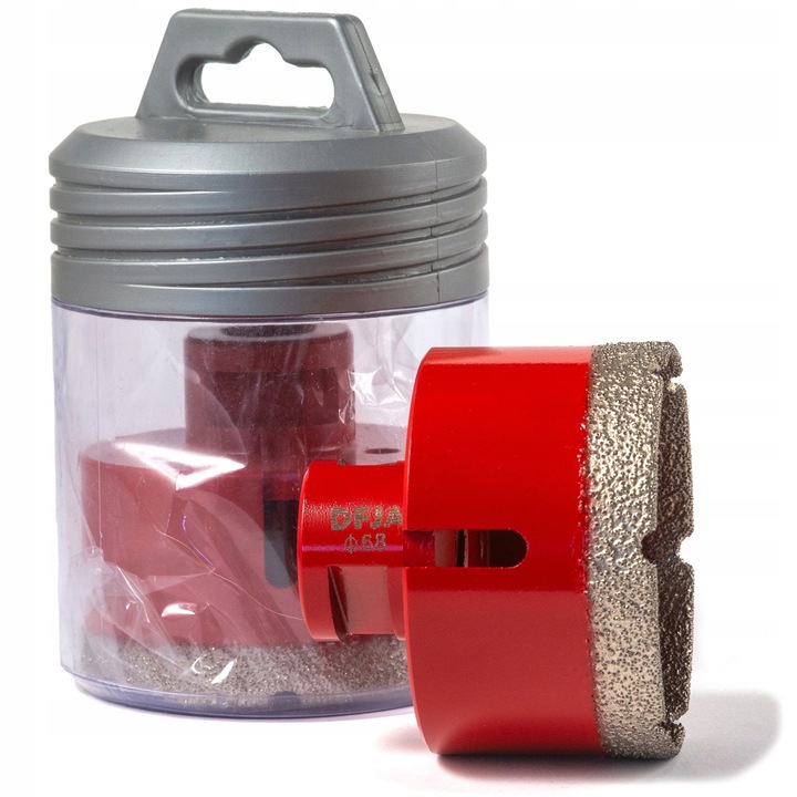 OTWORNICA DIAMENTOWA KORONKA DO GRESU PŁYTEK GRANITU PŁYT M14 68mm DFJA