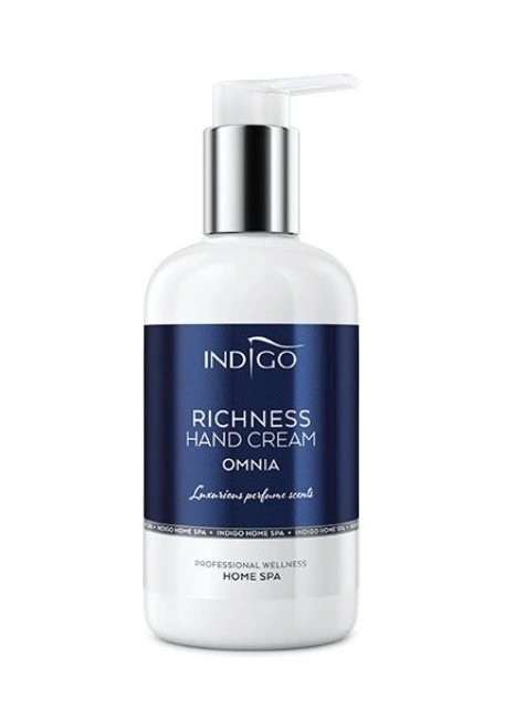 Krem do Rąk Indigo Omnia Z masłem shea i olejem z wiesiołka Nawilża 300 ml