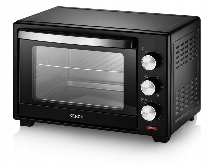 PIEKARNIK ELEKTRYCZNY TERMOOBIEG ROŻNO GRILL KERCH RENE 25L 1600W