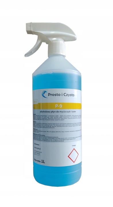 Płyn do mycia szyb okien i luster P-9 5L + 1L