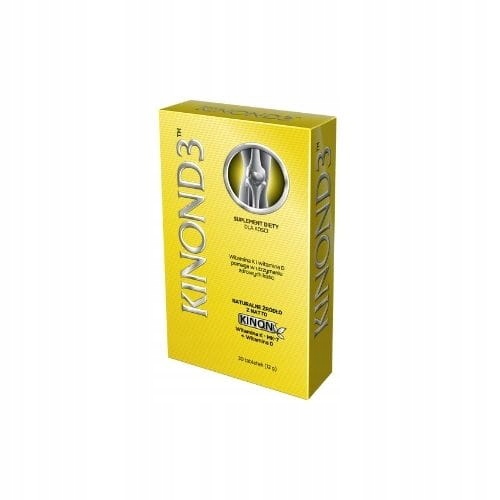 KINON D3 witamina K2 MK-7 + D3, 30 tabletek