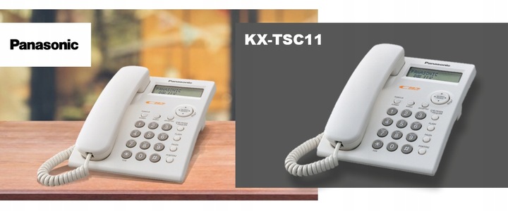 Panasonic KX-TSC11 Telefon stacjonarny Wyświetlacz