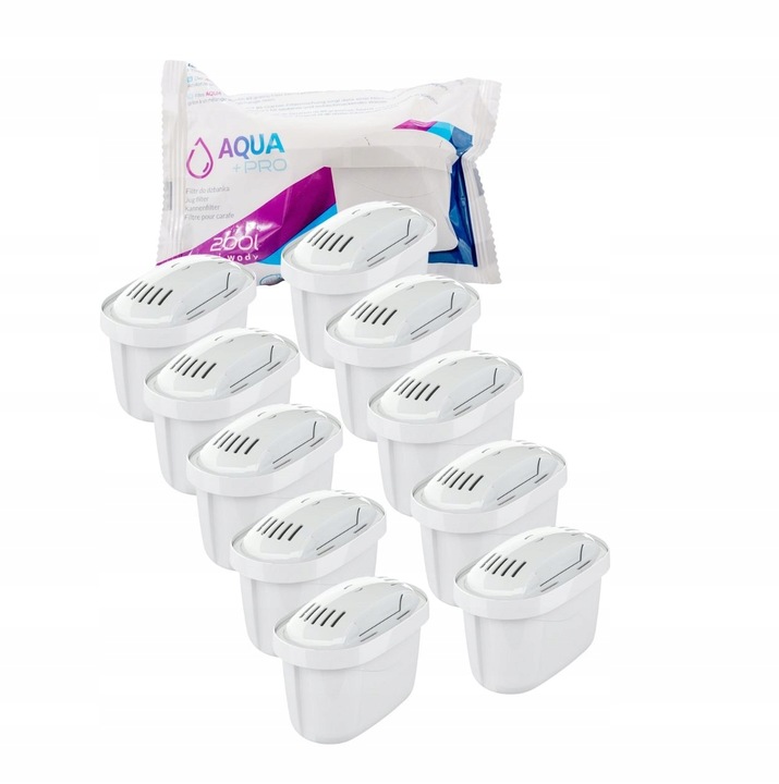 10szt. Wkład filtrujący filtr do dzbanka AQUA+PRO Filtr do wody Dafi