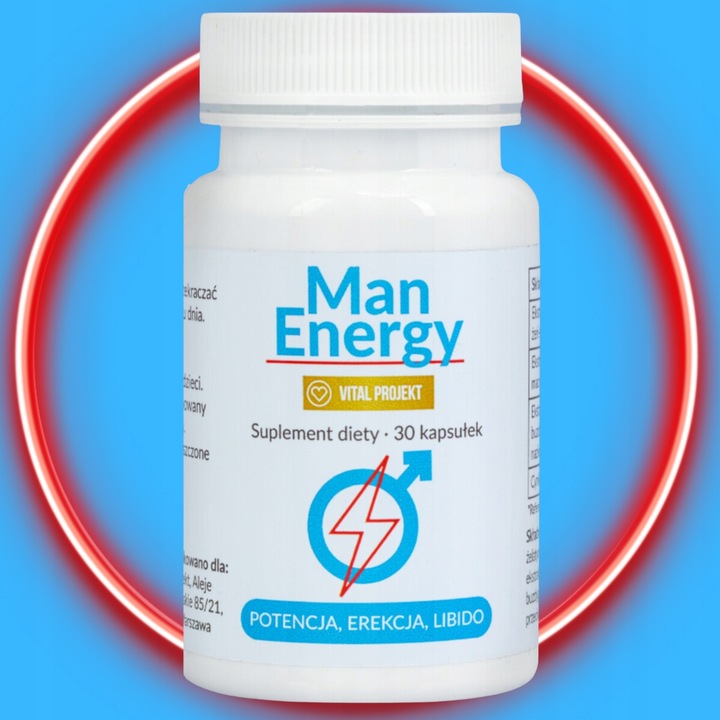 MAN ENERGY TABLETKI NA POTENCJĘ EREKCJĘ LIBIDO POZIOM TESTOSTERONU WZWÓD