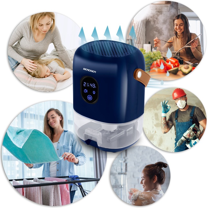 Osuszacz powietrza pochłaniacz wilgoci cichy 1000ml BERDSEN