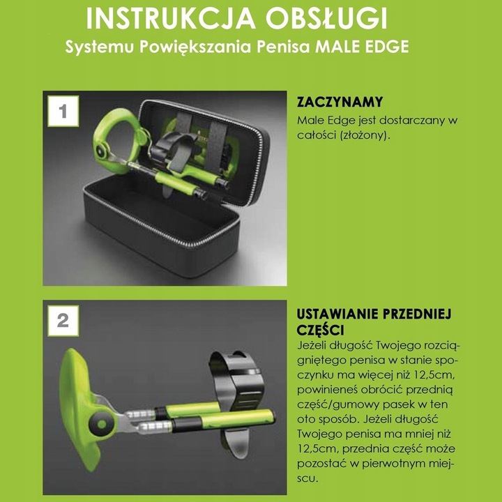 System powiększania penisa MaleEdge Extra