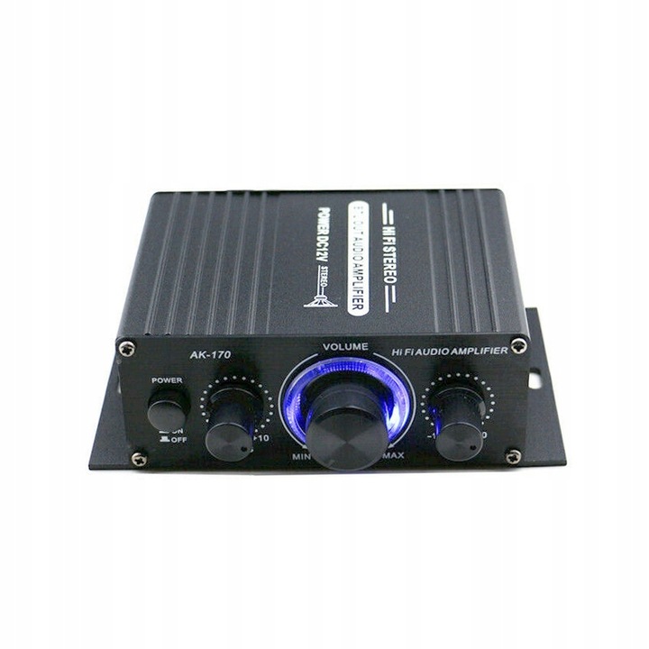 Mini Wzmacniacz Mocy HiFi AK170 2x200W | STEREO | Aluminium | Audio