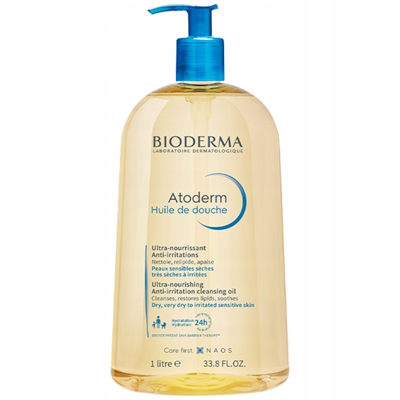 Bioderma Atoderm Huile Olejek nawilżający do kąpieli i pod prysznic 1000 ml