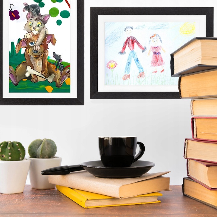 Ramka Artystyczna Na Obrazki I Zdjęcia Dla Dzieci Otwierana A4 33x24cm