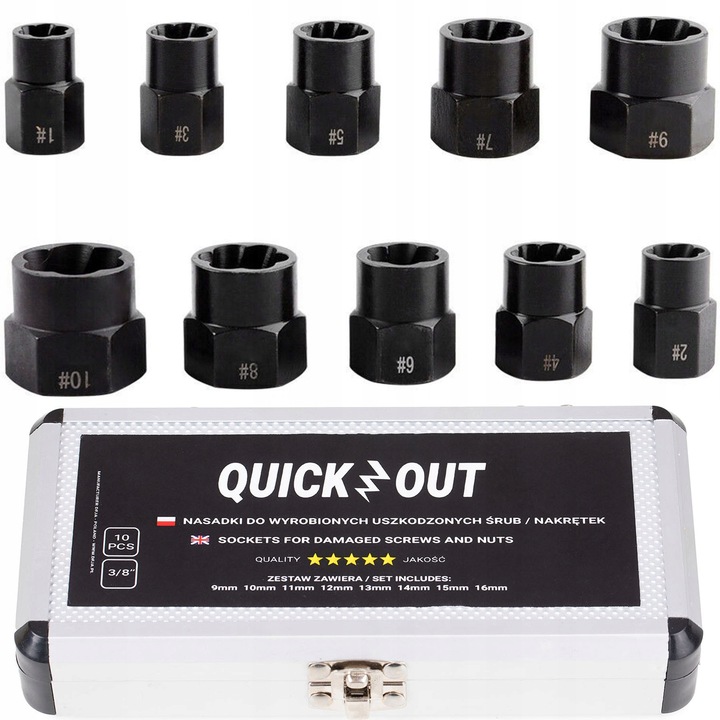 NASADKI DO USZKODZONYCH OBROBIONYCH ŚRUB NAKRĘTEK