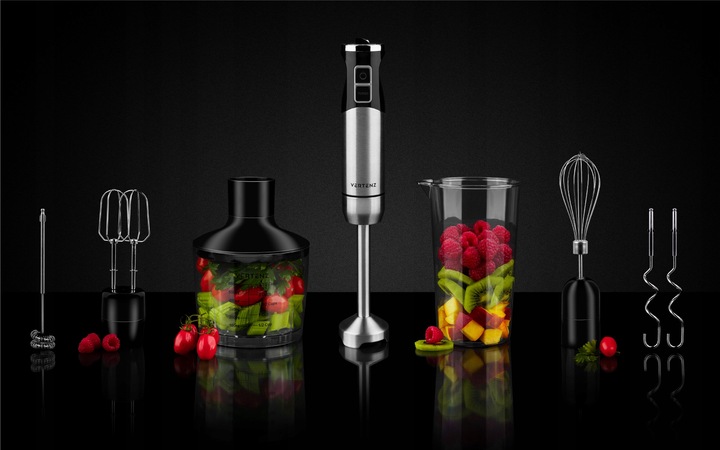 Blender ręczny mikser wielofunkcyjny ROZDRABNIACZ 1000W ostrza