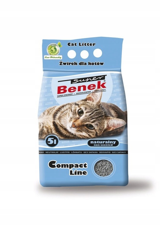 MIX Żwirków Benek Cat Royale Naturalny żwirek dla kota 25l (5x5l)