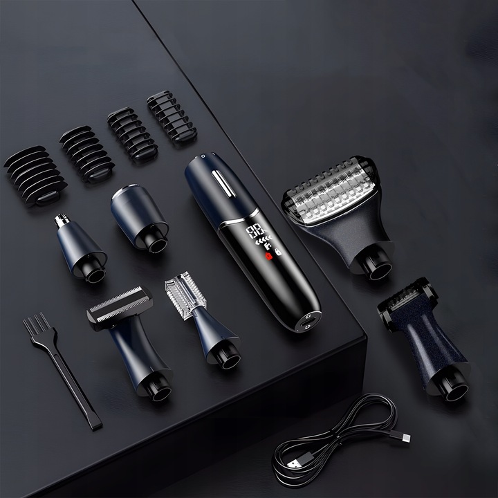 DEPILATOR DO CIAŁA NÓG TWARZY TRYMER DO NOSA BRWI BIKINI GOLARKA DAMSKA