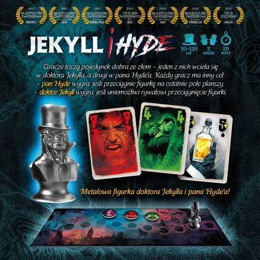 Gra planszowa NASZA KSIĘGARNIA Jekyll i Hyde