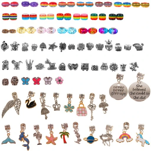 Zestaw do Robienia Biżuterii Bransoletek DIY 107el