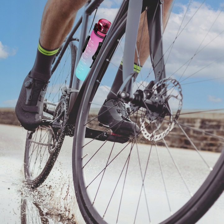 BIDON SPORTOWY SZCZELNA BUTELKA NA NAPÓJ WODĘ SOLIDNA TRITANOWA 1000 ml