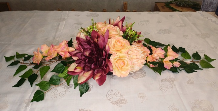 Wiązanka bukiet stroik na grób cmentarz nagrobna