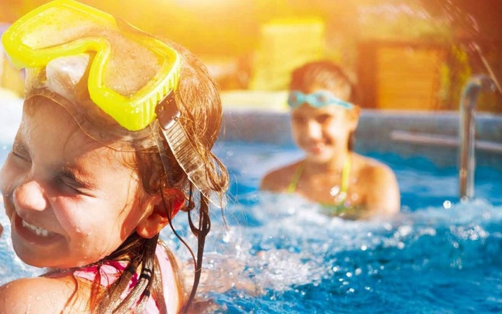 Basen OGRODOWY 366 x 76 cm Stelażowy ZESTAW 16w1