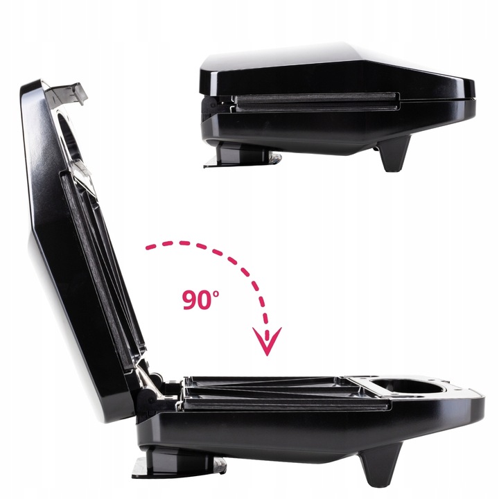 OPIEKACZ DO KANAPEK SANDWICH GRILL ELEKTRYCZNY GOFROWNICA 3-w-1