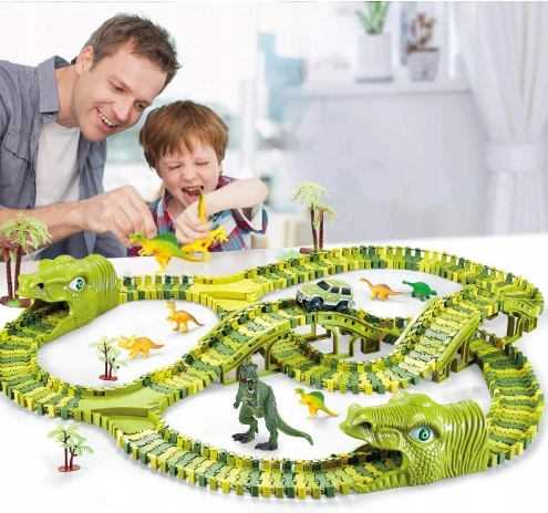 Tor Wyścigowy Dinozaur Dino Park 271 el. XXL 360cm
