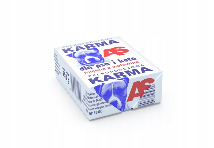 Karma dla Psa Mięso Mrożone Wołowe Bez Kości Surowe Świeże AS 10 kg BARF