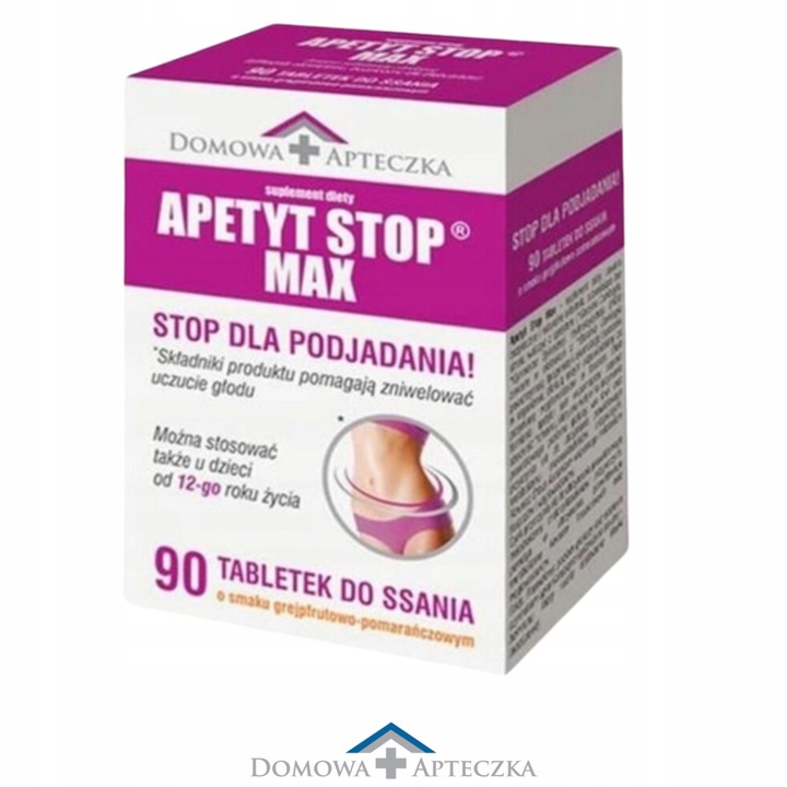Apetyt Stop MAX 90 TABLETEK ODCHUDZANIE Garcinia Cambogia Suplement Diety