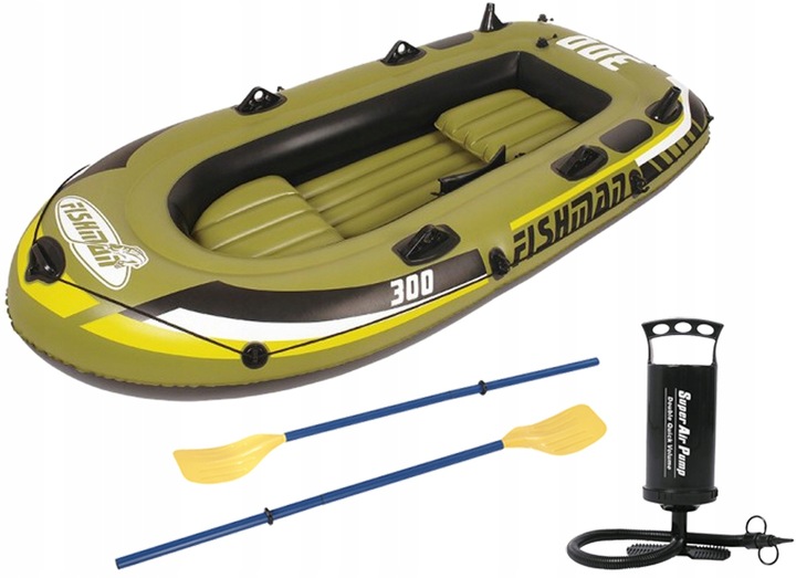 Łódź Ponton Rybacki Wędkarski Fishman - dla 3 osób