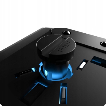 Wtyczka światowa VOOMY - 170+ krajów, 20W, 3 USB-A & 1 USB-C, Czarna