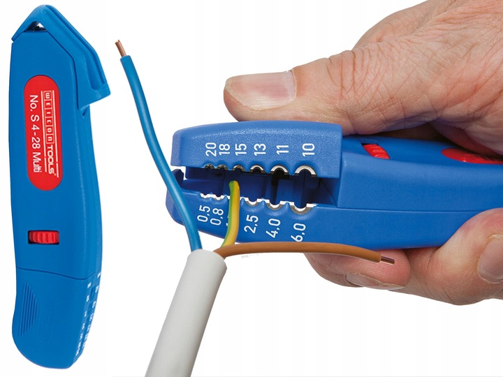 NÓŻ DO ŚCIĄGANIA IZOLACJI KABLI WEICON S4-28 MULTI