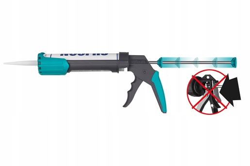 WOLFCRAFT Pistolet wyciskacz do silikonu 4352000 + Ołówek stolarski