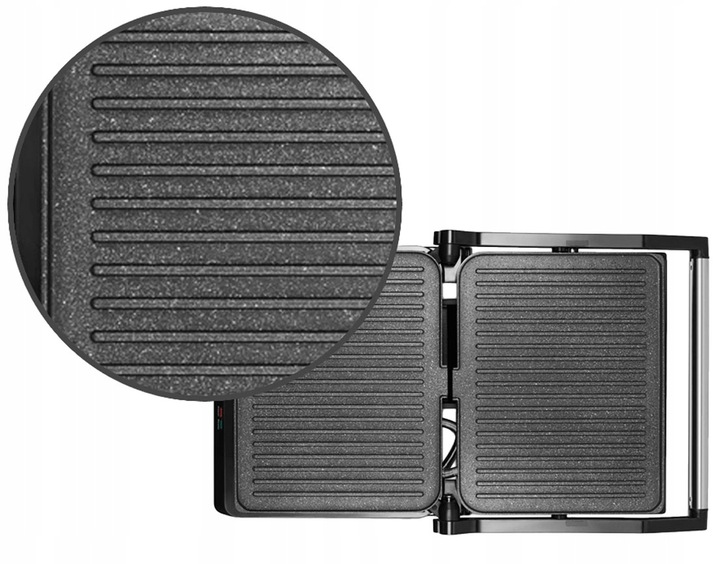 GRILL DO KANAPEK PANINI OPIEKACZ TOSTER ROZKŁADANY ELEKTRYCZNY DUŻY
